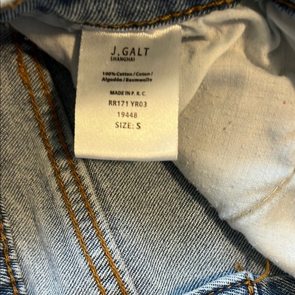 J.Galt Womens Light Blue Straight Jeans Size Small - Picture 3 of 5